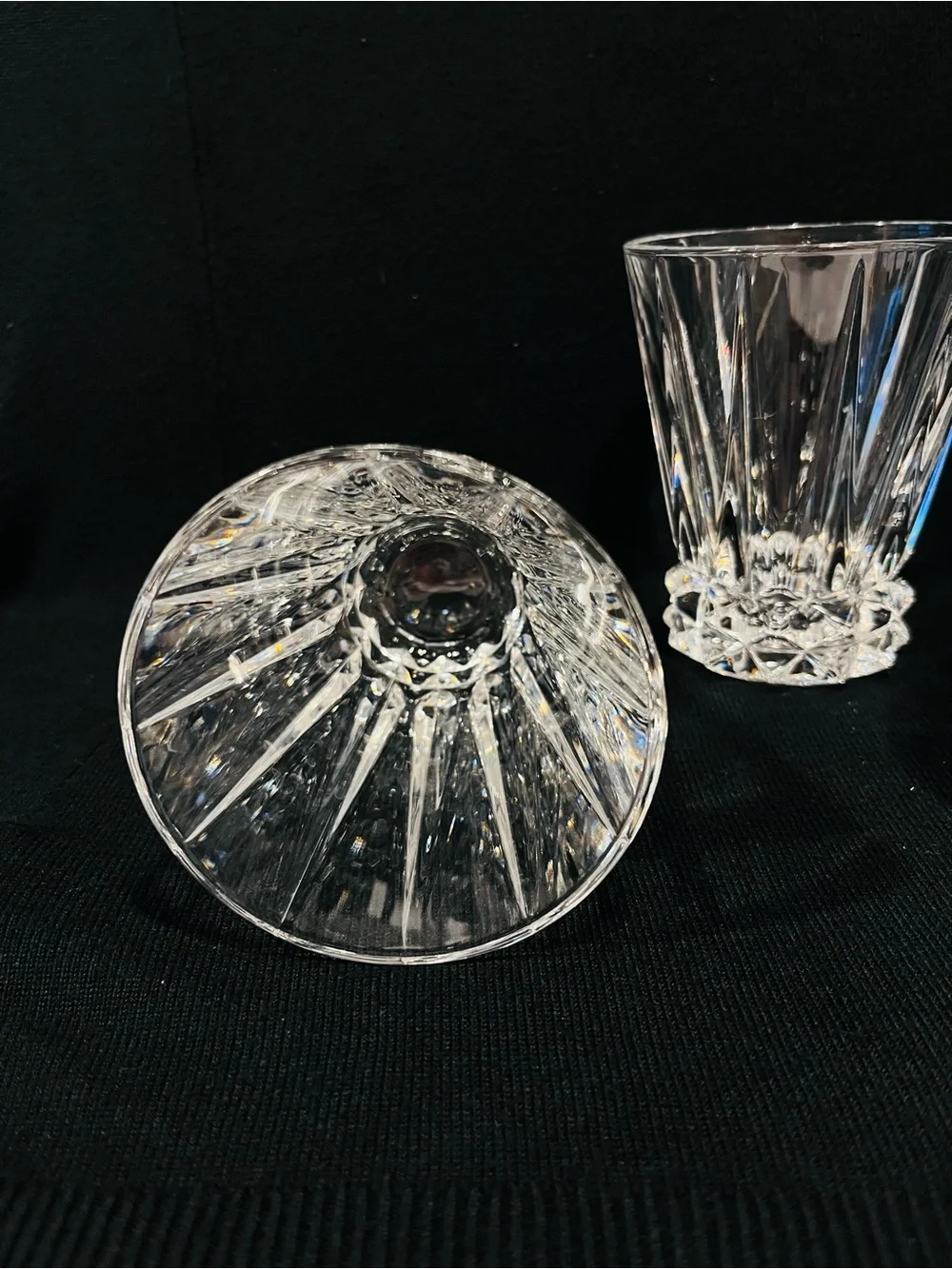 Vintage Rosenthal Blossom Germany Double Old Fashioned Glasses Set of 4
